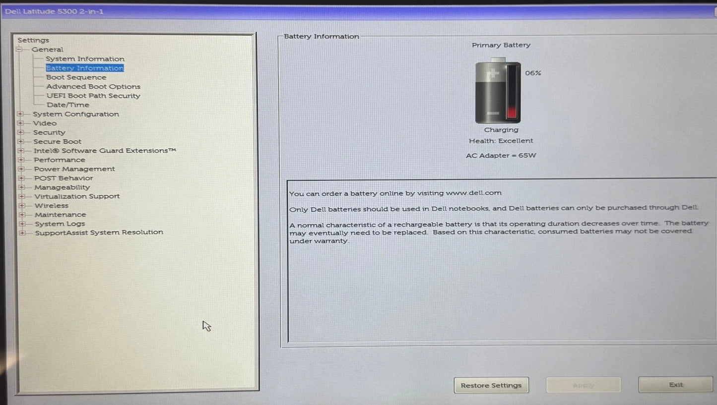 Dell 5300 2-in-1
